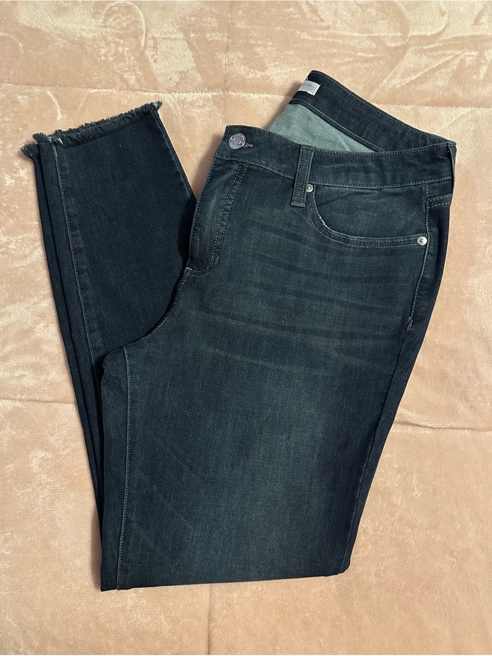 LC Lauren Conrad Dark Blue Super Skinny Jeans